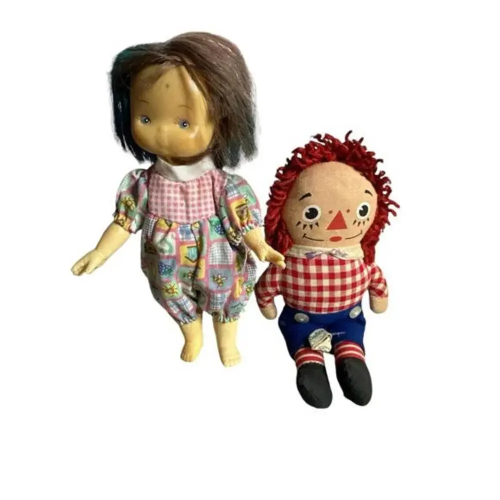 Vintage knickbockers 2 dolls 7”